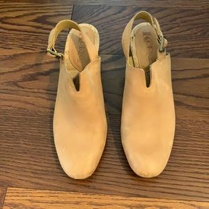 Korks Leather Slingbacks